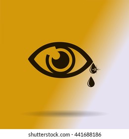 Eye sign icon