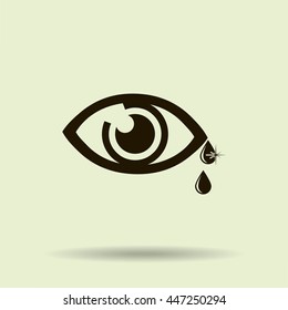 Eye sign icon