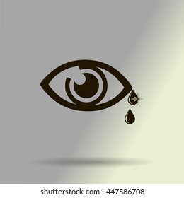 Eye sign icon