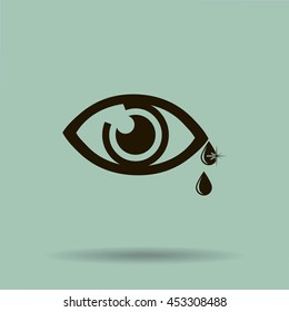 Eye sign icon