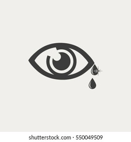 Eye sign icon