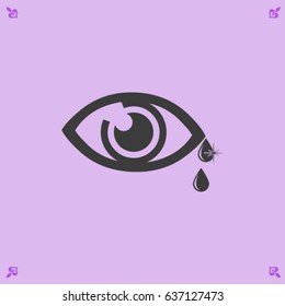 Eye sign icon