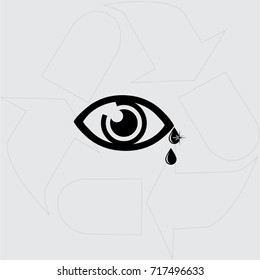 Eye sign icon