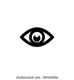 Eye Sign Icon. Publish Content Concept. Visibility Button.