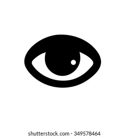 Eye sign icon. Publish content button. Visibility symbol.