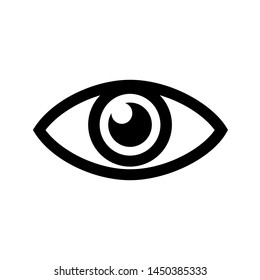 Eye sign icon – for stock