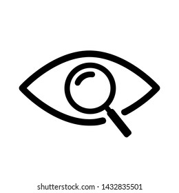 Eye sign icon – stock vector