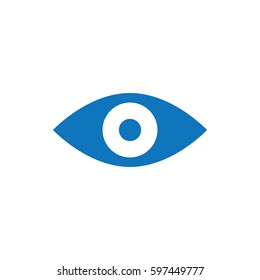 Eye sign icon vector