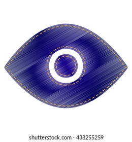 Eye sign illustration