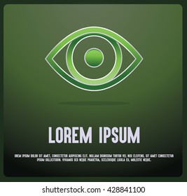 Eye sign Logo design