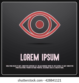 Eye sign Logo design