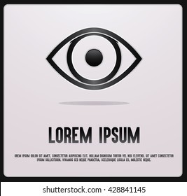 Eye sign Logo design