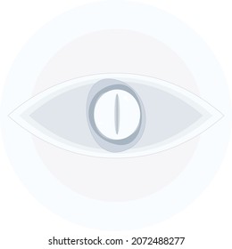 Eye sign. Pupil eye. See you. Watch to something. [Vector]