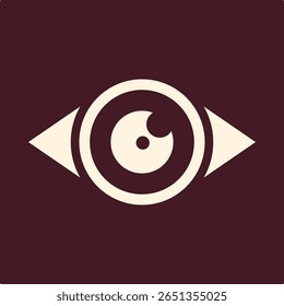 Eye Sign na moda vetor importante importante ilustração design encantador fundo colorido.eps