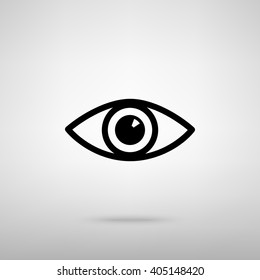 Eye sign. Vector illustration