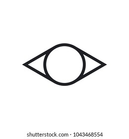 Eye Simple Vector Icon