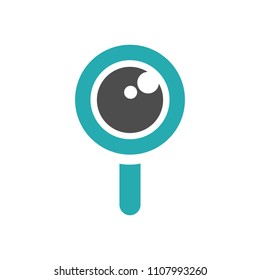 Eye spy logo design template concept for company
