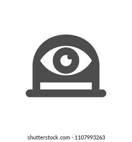 Eye spy logo design template concept for company
