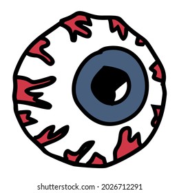 Eye Streetwear and Edgy Logos, in White and Red for Commercial Use