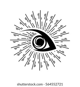 eye sunburst logo