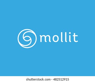 Eye swirl spiral infinity logo symbol design template. Creative linear camera shutter media vision logotype. Photo video control sign. Abstract letter O vector icon. 