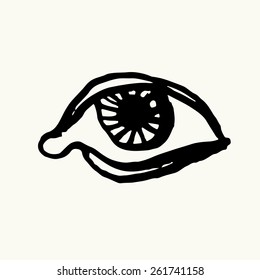 Eye symbol.