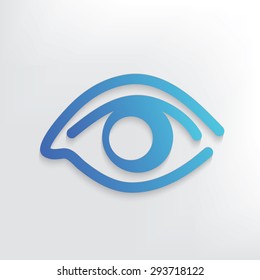 Eye symbol design,clean vector