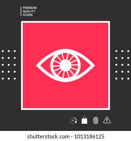 Eye symbol icon