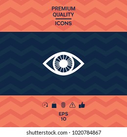 Eye symbol icon