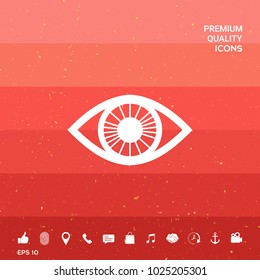 Eye symbol icon