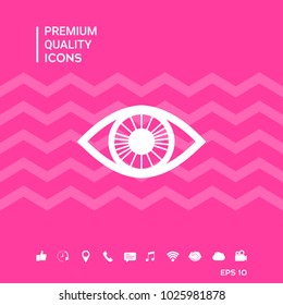 Eye symbol icon