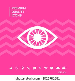 Eye symbol icon