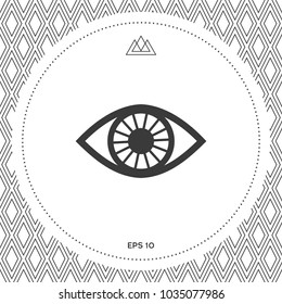 Eye symbol icon