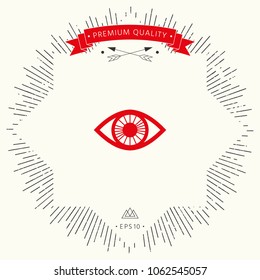 Eye symbol icon