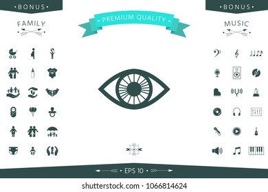 Eye symbol icon