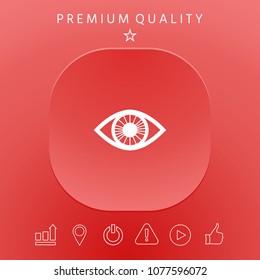 Eye symbol icon