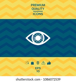 Eye symbol icon