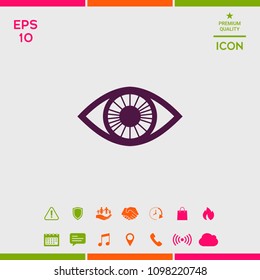 Eye symbol icon