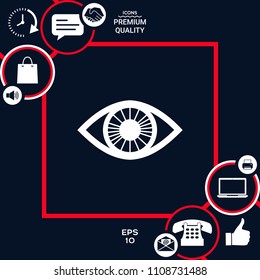 Eye symbol icon
