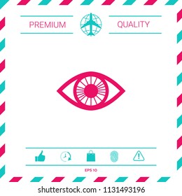 Eye symbol icon