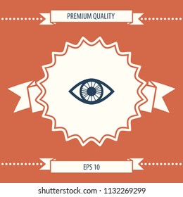 Eye symbol icon