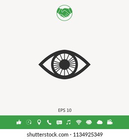 Eye symbol icon