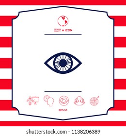 Eye symbol icon