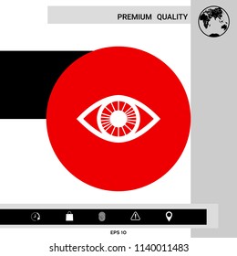 Eye symbol icon