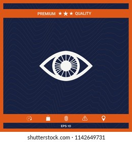 Eye symbol icon