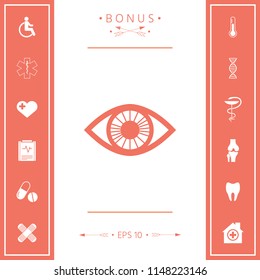 Eye symbol icon