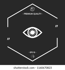 Eye symbol icon