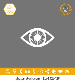 Eye symbol icon