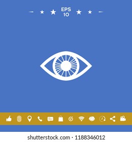 Eye symbol icon