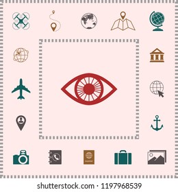 Eye symbol icon